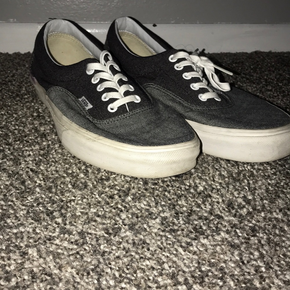 Two toned Grey Vans